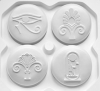 Mayco Press Tool - CD-1222 - 4 Egyptian Designs