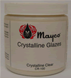 Mayco Crystalline Glaze - CR-100 - Crystalline Clear - 1 pint