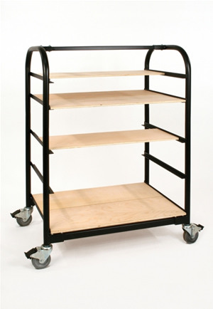 Brent Compact Ware Cart with Plastic Cover
