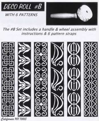 California Pot Tools - Deco-Roll B set