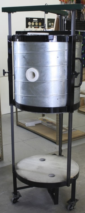 Ceramic Services NP2 Raku Kiln - natural gas