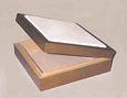 Tile Box with Hinged Lid - 6"