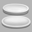 Mayco Slump & Hump Mold - CD-1076 - Oval Tray Slump & Hump