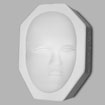Mayco  Slump & Hump Mold - CD-879 - Mask Slump Mold