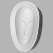 Mayco  Slump & Hump Mold - CD-913 - Plain African Mask