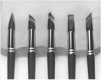 Clay Shaper - Angle Chisel - No.  0