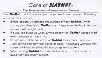 Slab Mat - 12 - 12" x 14" - Economy 12 Pack