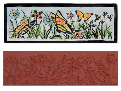 Mayco Designer Stamp - ST-109 - Butterfly Garden