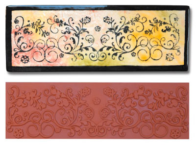 Mayco Designer Stamp - ST-116 - Floral Flourish