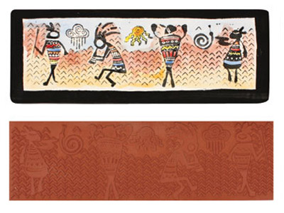 Mayco Designer Stamp - ST-117 - Tribal
