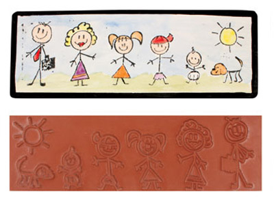 Mayco Designer Stamp - ST-118 - Stick Family