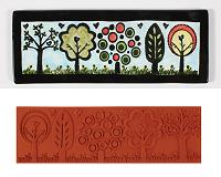 Mayco Designer Stamp - ST-337 - Funky Trees