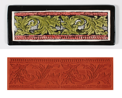 Mayco Designer Stamp - ST-347 - Carved Border