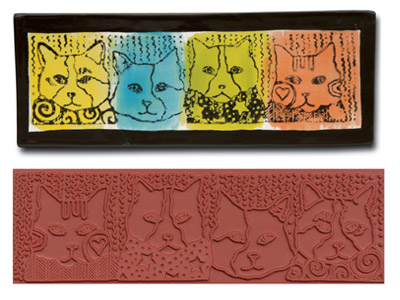 Mayco Designer Stamp - ST-374 - Design Cats