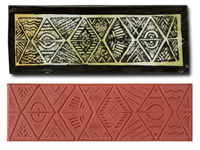 Mayco Designer Stamp - ST-390 - Mirrored Triangles