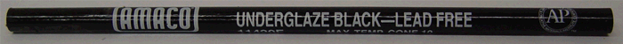AMACO Underglaze Decorating Pencil - Black